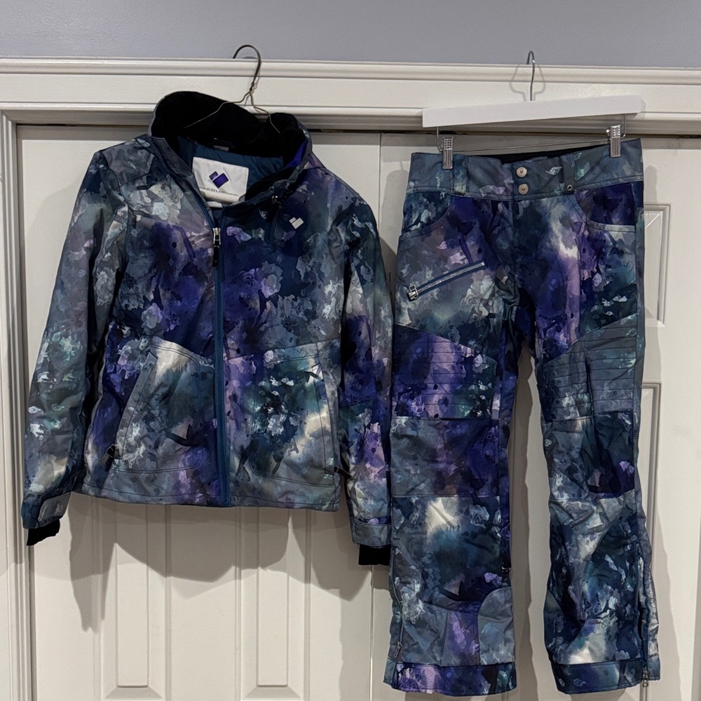 Obermeyer Kids Matching Set - Blue and Purple